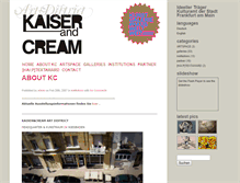 Tablet Screenshot of kaiser-cream.com